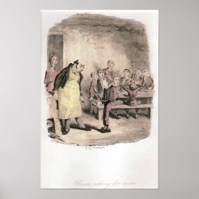 Póster Oliver Twist mais originais (Frente)