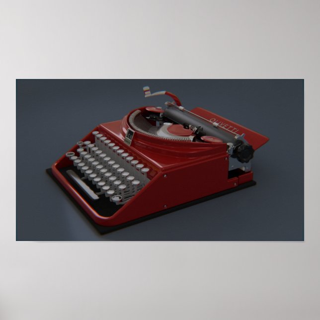 Póster Olivetti Ico 1932 (Frente)