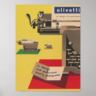 Poster Olivetti Vintage
