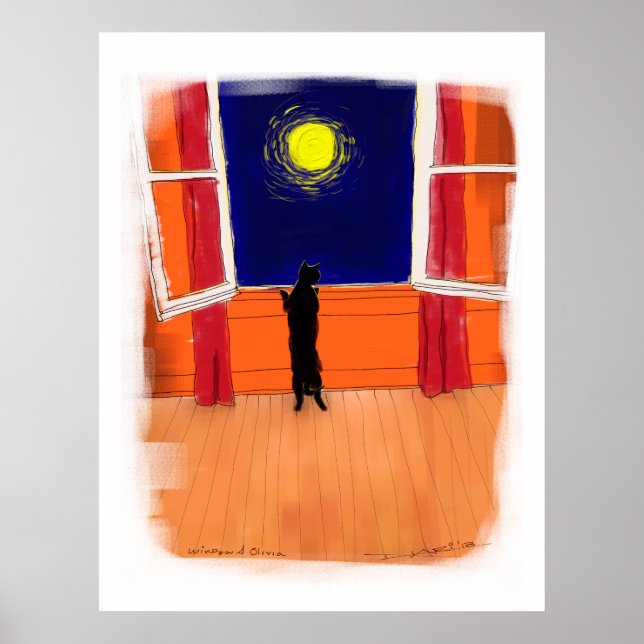 Poster Olivia e Janela (Frente)