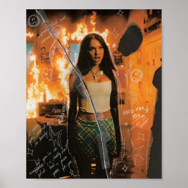 Poster Olivia Rodrigo - Boa 4 U (Frente)