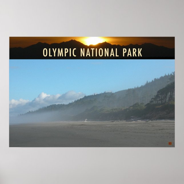 Póster OLMPIC NATL PARK-Washington-Kalaloch- (Frente)
