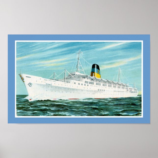 Poster "Olympia" da Linha Grega (Frente)