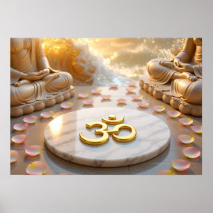 POSTER OM - AUM - BUDISMO ZEN