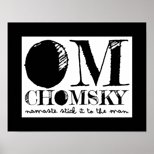 Poster Om Chomsky (Frente)