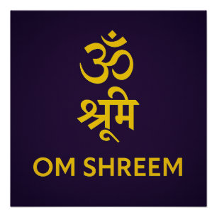 Póster Om Shreem