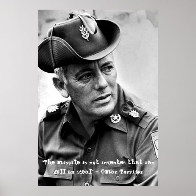 Póster Omar Torrijos (Frente)