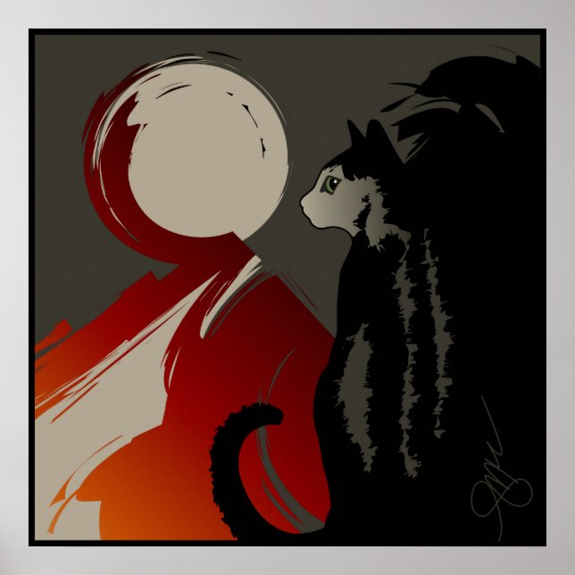 Póster Ombre d'un Chat (Frente)