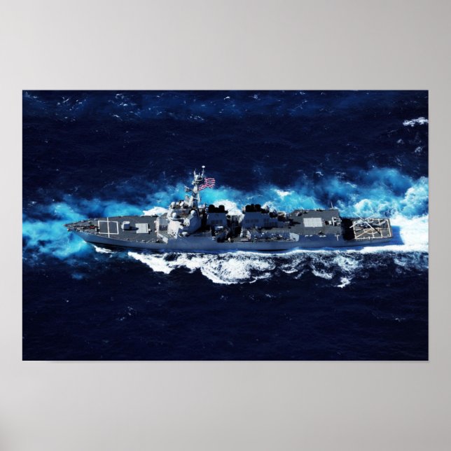 Póster Ombro do USS (DDG 86) (Frente)