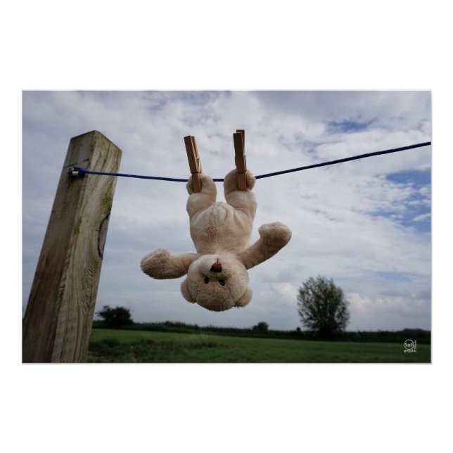 Póster Omdenken naar positief en humor. (Frente)