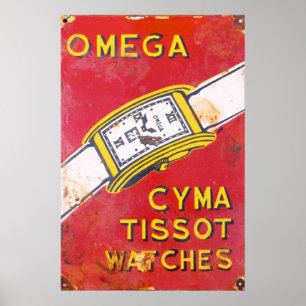 Poster Omeg* Watches.
