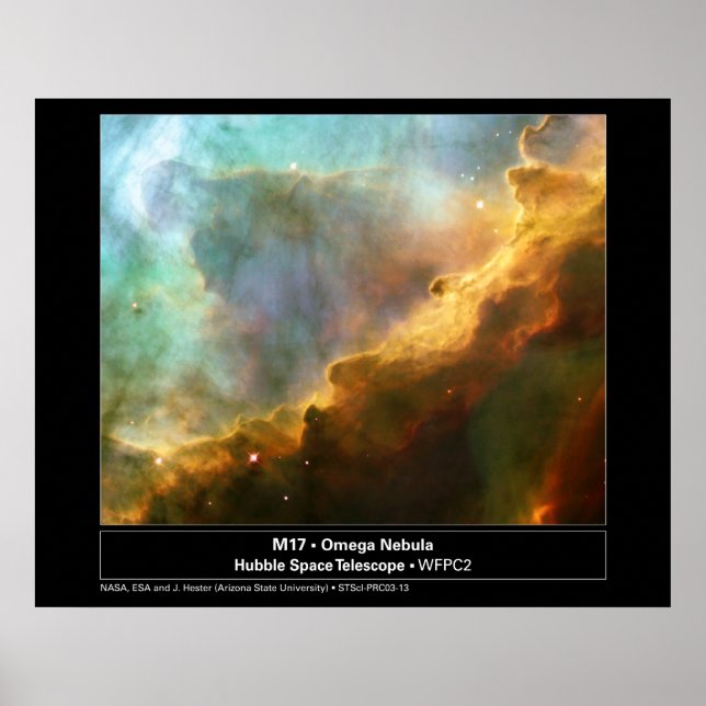 Póster OmegaNebula-M17-2003-13a (Frente)