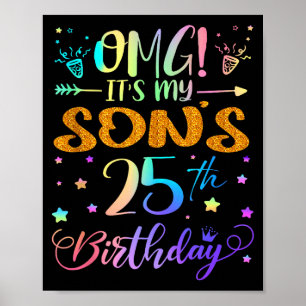 Poster Omg É O Aniversário De 25 Anos Do Meu Filho Doce 2