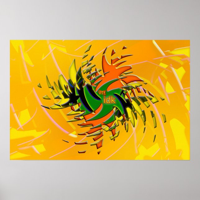 Póster OMG, idk! (Frente)