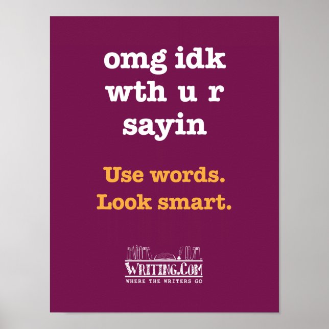 Poster omg idk com (Frente)