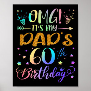 Poster Omg são meus Pais 60º aniversário doce 60 anos P