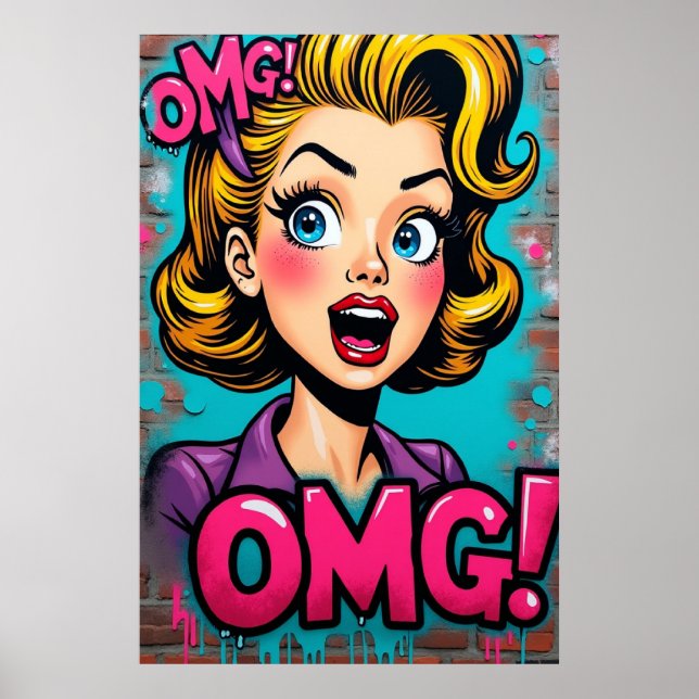 Poster OMG! Street Queen (Frente)