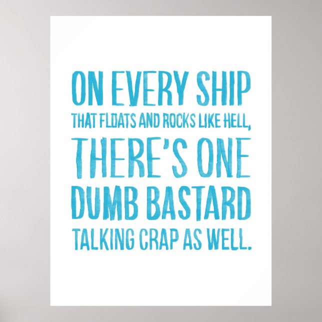 Poster On Every Ship (Frente)