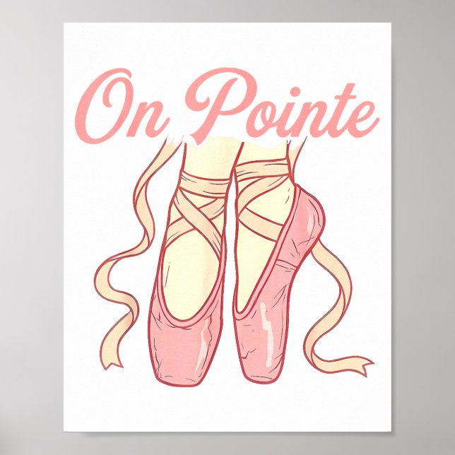 Poster On Inte Ballet Funny Ballerina Pun Dance  (Frente)