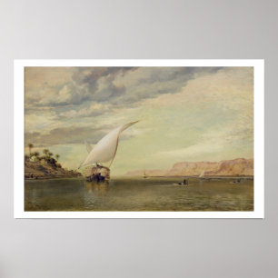 Poster On the Nile (oil on canvas)