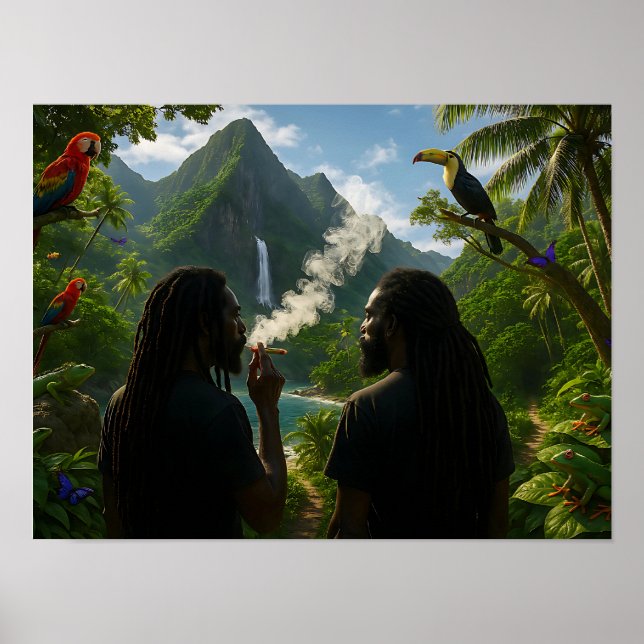 POSTER ON THE WAY TO SEE THE ORACLE (Frente)