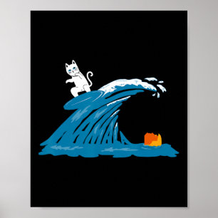 Poster Onda Bonita De Wave Azul Kamala Para Kamala Funny