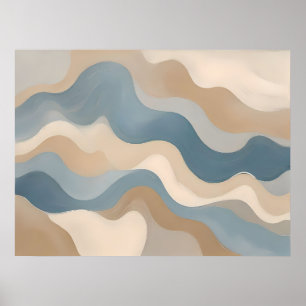 Poster Onda de criatividade - Arte de Parede Abstrato Wav