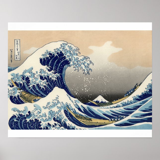 Poster Onda de Excelente HOKUSAI (Frente)