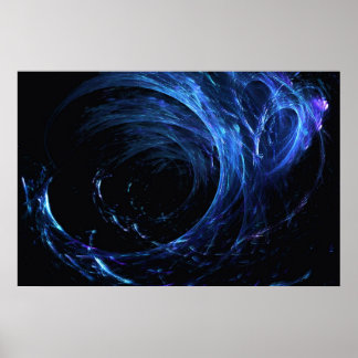 Póster Onda digital