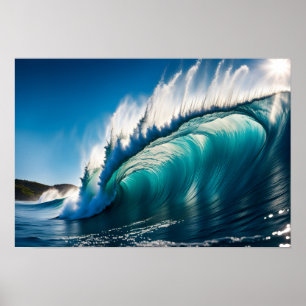 Poster Onda no mar