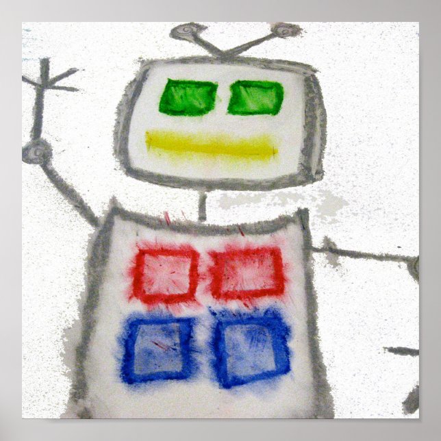 Póster Onda Robot (Frente)