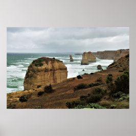 Poster Ondas Contra o Tempo – Grande Estrada Oceânica
