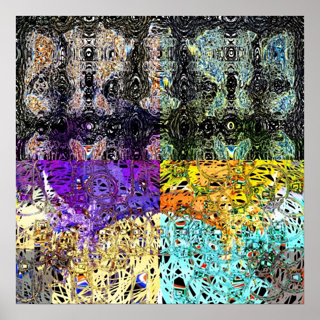 Poster Ondas cristalitas 8 (Frente)