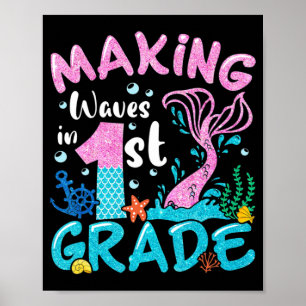 Poster Ondas De fazer Na Classe 1rua Sereia De Volta À Es