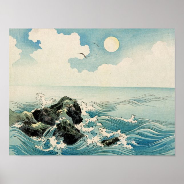 Póster Ondas de meia-noite (Frente)