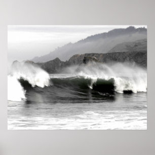 Póster Ondas de oceano