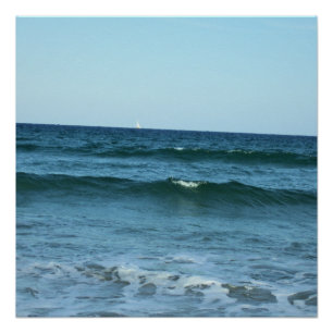 Póster Ondas do Oceano Rolante