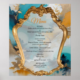 Poster Ondas e cenários orientais artísticos asiáticos