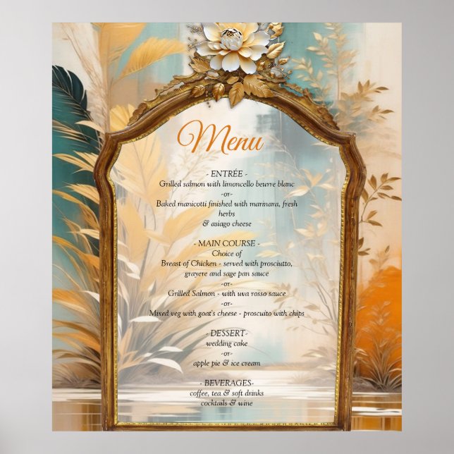 Poster Ondas e cenários orientais artísticos asiáticos (Frente)