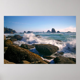 Póster Ondas em queda