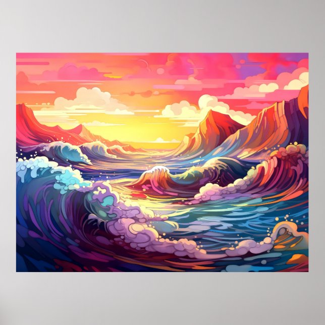 Poster Ondas Épicas 3 (Frente)