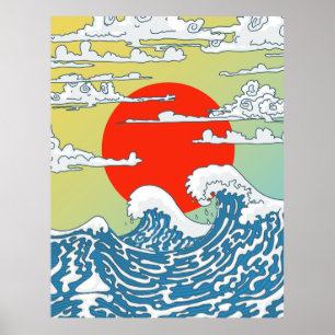 Poster Ondas Japonesas