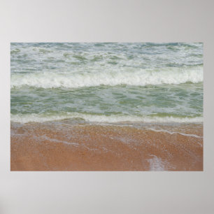 Poster Ondas na natureza da praia