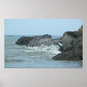Póster Ondas - praia do rubi