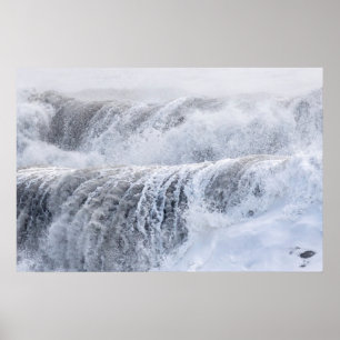 Poster Ondas se quebrando no Inverno