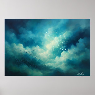Poster Onde a Luz Respira Abstrato