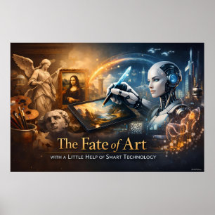 Poster Onde a Visão Clássica Encontra o Cartaz do Futuro