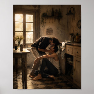 Poster Onde Caímos Rindo | Projeto de Arte Gay