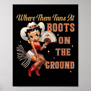 Poster Onde Eles Fogem Em Boot Na Cowgirl O Terreno