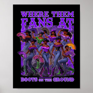 Poster Onde Eles Fogem Em Boots No Chão, Nós